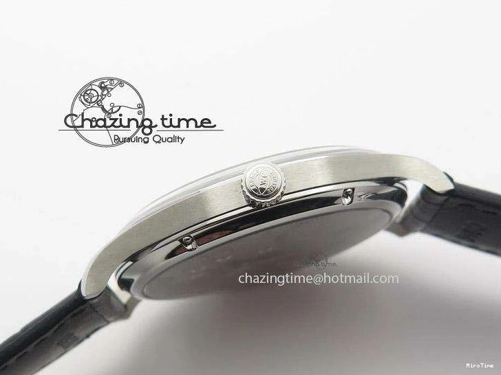 MIROTIME 0121 Portuguese IW545407 Black Dial ZF 1:1 Best Edition On Dark Blue Leather Strap DailyWear 7337